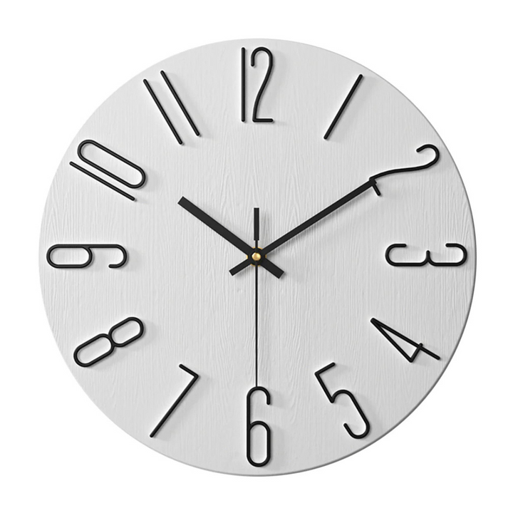 Noble Wall Clock – Modern & Silent Clock for Living Room | Stornfield