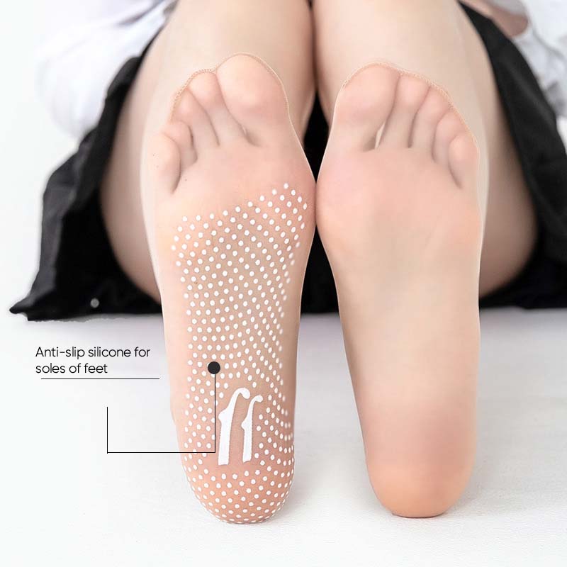 Spring Summer Invisible Non-Slip Crystal Silk Socks | Stornfield