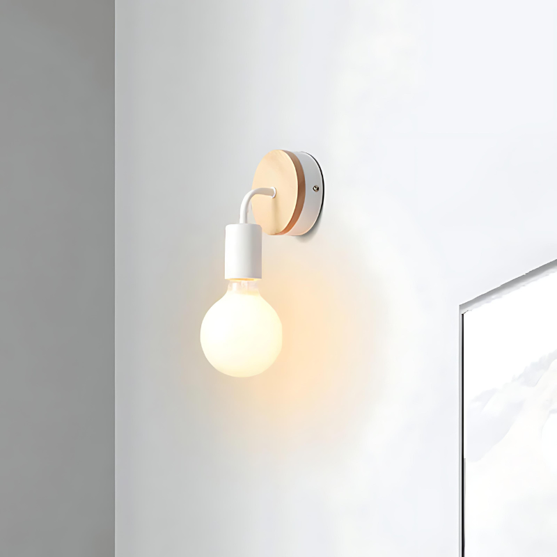Nordic wall lamp with light bulb - Timeless lighting | Stornfield