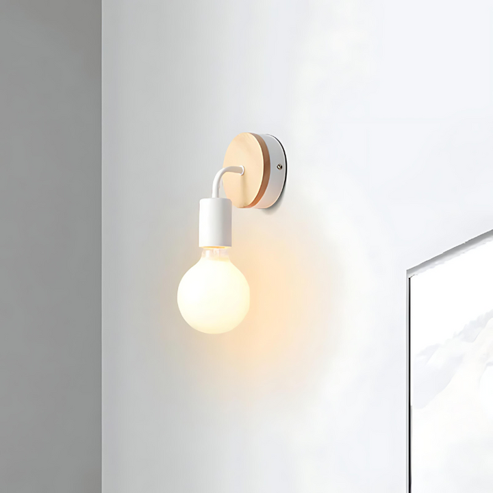 Nordic wall lamp with light bulb - Timeless lighting | Stornfield