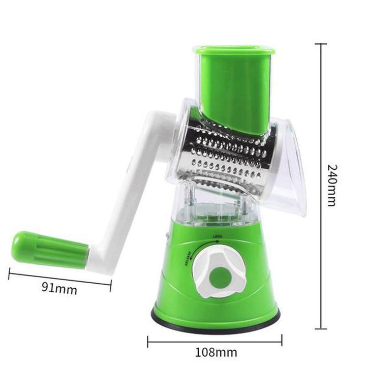 3 in 1 Rotary Cheese Grater Vegetable Slicer | Stornfield