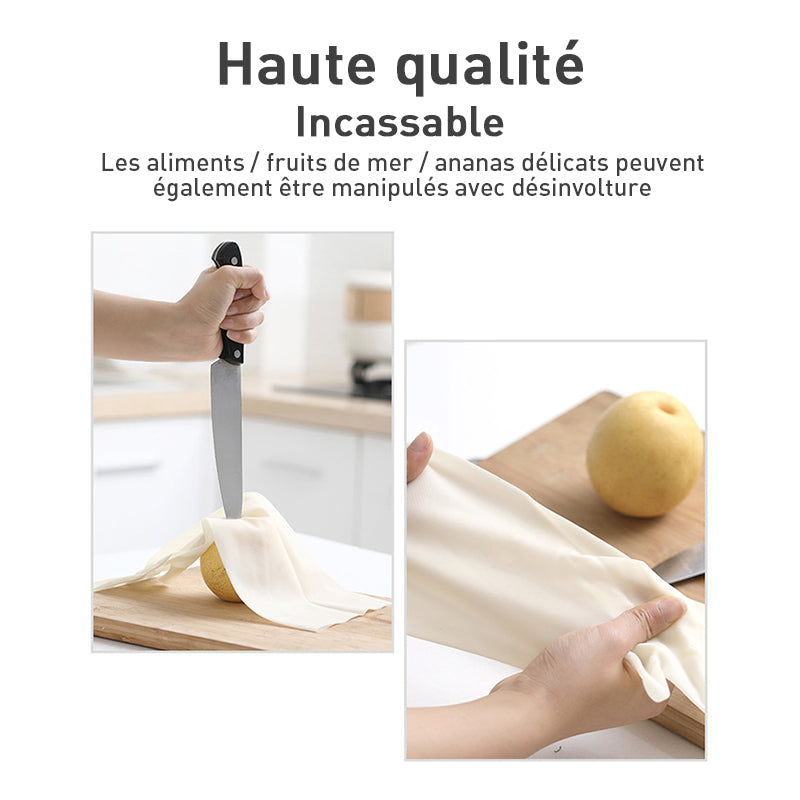 Durable velvet kitchen gloves (4 pairs) | Stornfield