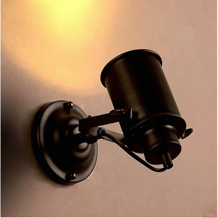 Adjustable Industrial Wall Lamp with Flexible Joint | Stornfield