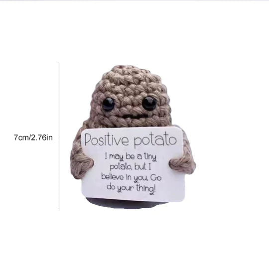 Funny Gift Knitted Positive Potato Stornfield