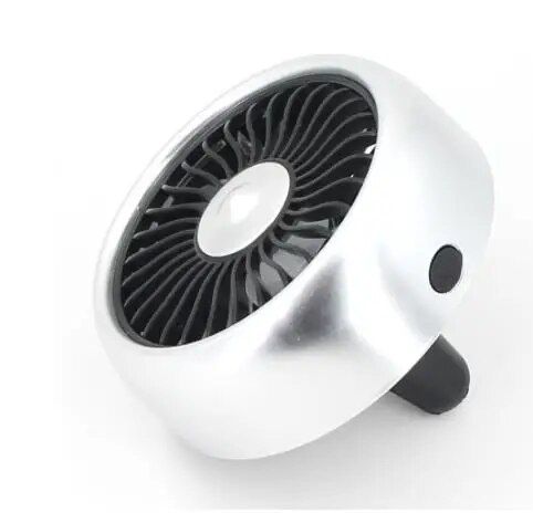 USB Car Vent Fan with 3 Speeds & Colorful LED Light | Stornfield