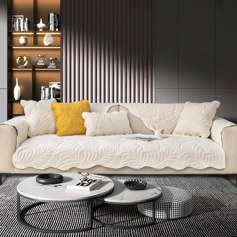 Leaf Cotton Mat Anti-scratch Protective Couch Cover 70x210 | Stornfield