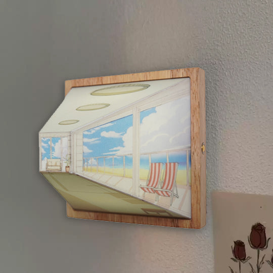 Stornfield | 3D Glasses-Free Optical Illusion Wall Light and Night Light