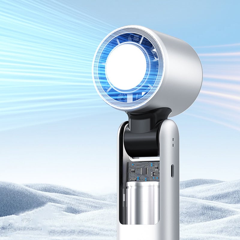 Folding Mini Handheld High-Speed USB Rechargeable Turbo Fan | Stornfield