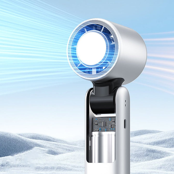Folding Mini Handheld High-Speed USB Rechargeable Turbo Fan | Stornfield