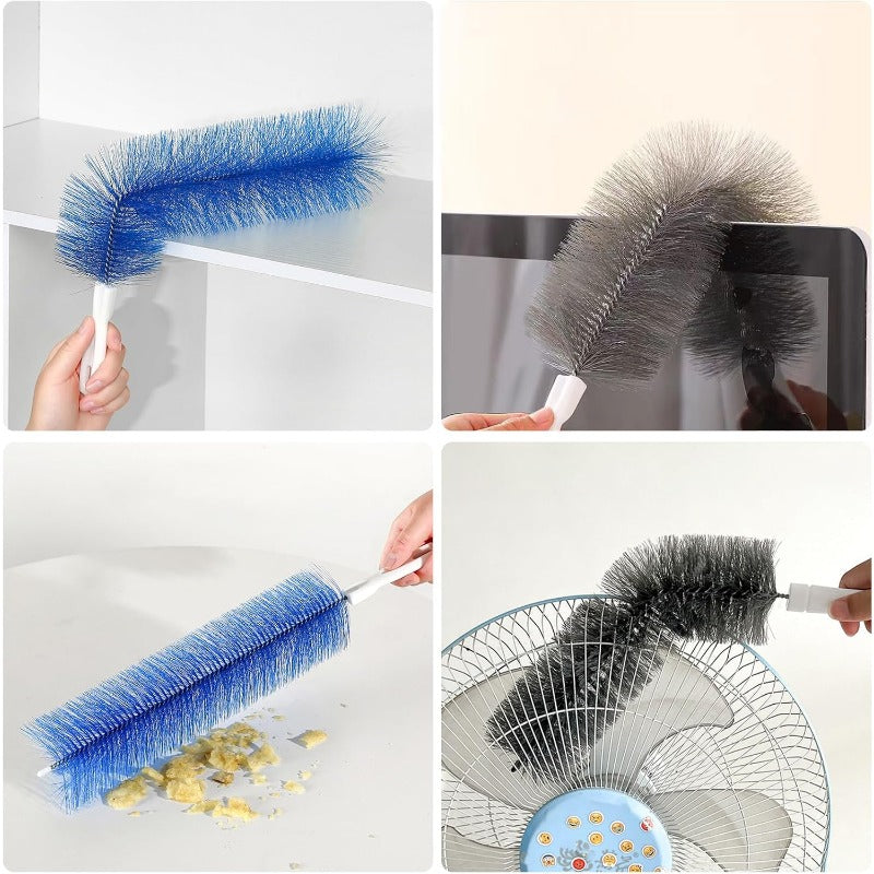 Flexible Microfiber Fan Duster Brushes – Reusable Cleaning Tools for Blades, Vents & Blinds Stornfield