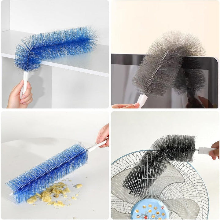 Flexible Microfiber Fan Duster Brushes – Reusable Cleaning Tools for Blades, Vents & Blinds Stornfield