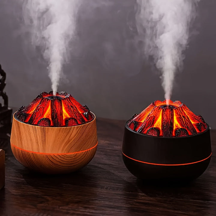 Stornfield | Fire Diffuser - Simulated Charcoal Mini Air Humidifier with Realistic Flame Effect