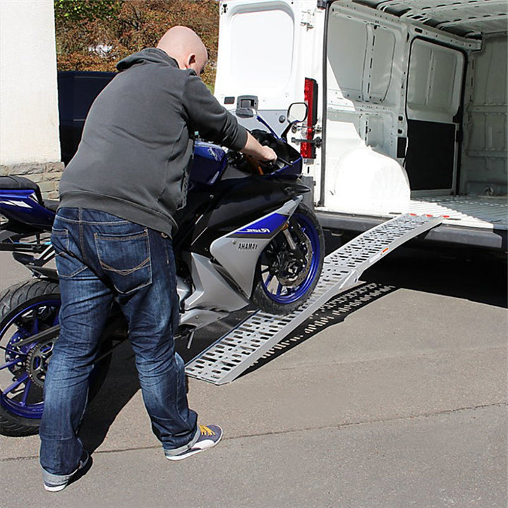 Folding Ramp 340kg Folding Aluminum Loading Ramp Motorcycle | Stornfield