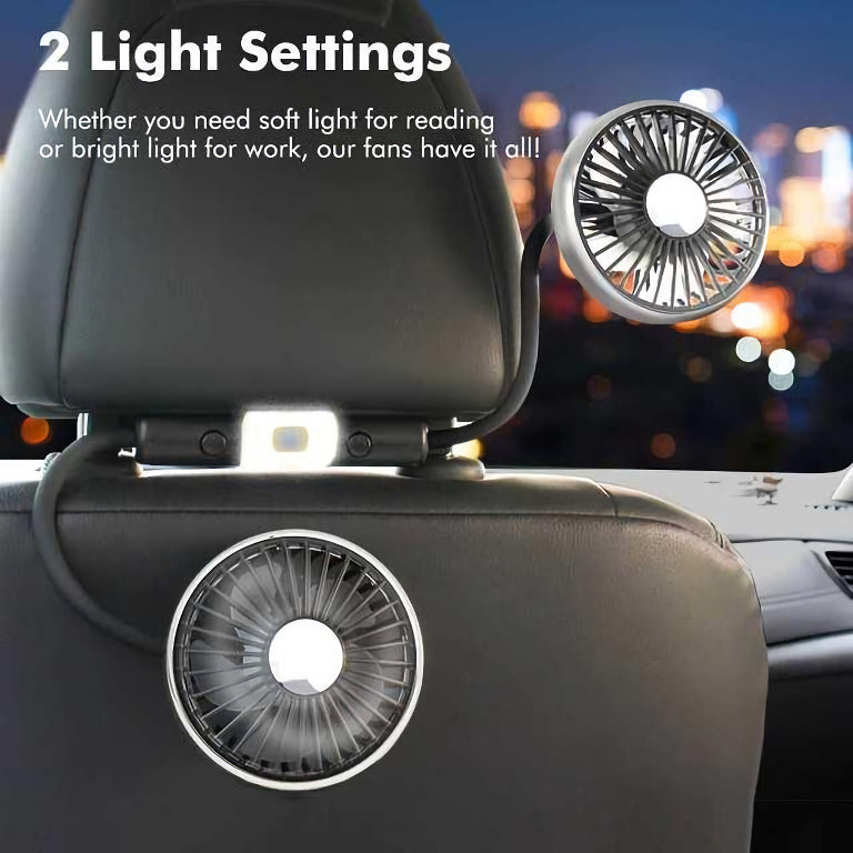 Summer Dual-Head USB Hose Fan | Stornfield