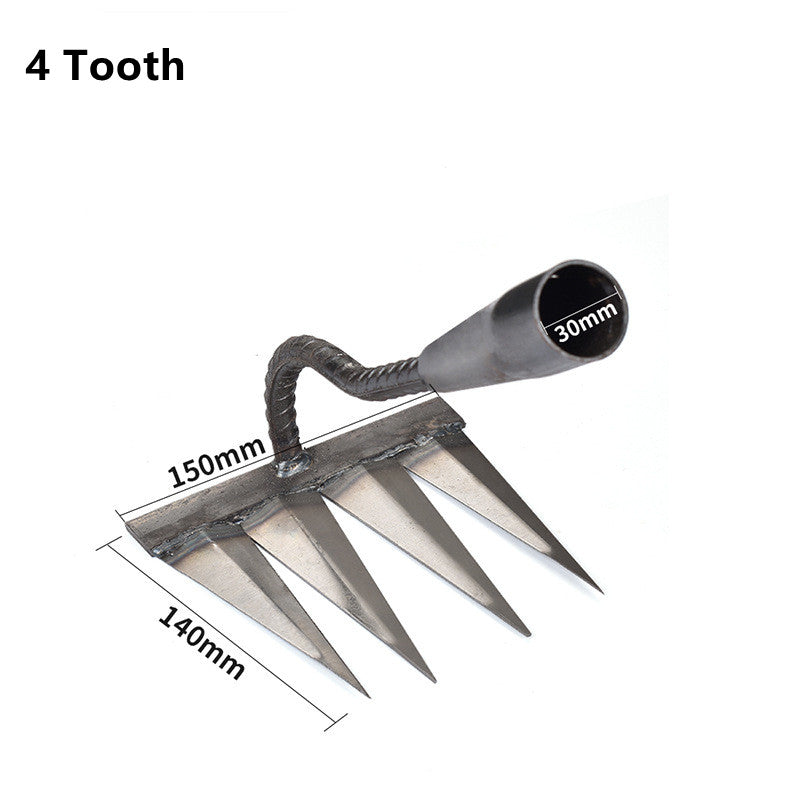 TuinGrijp Carbon Steel Weeding Rake for Garden Maintenance | Stornfield