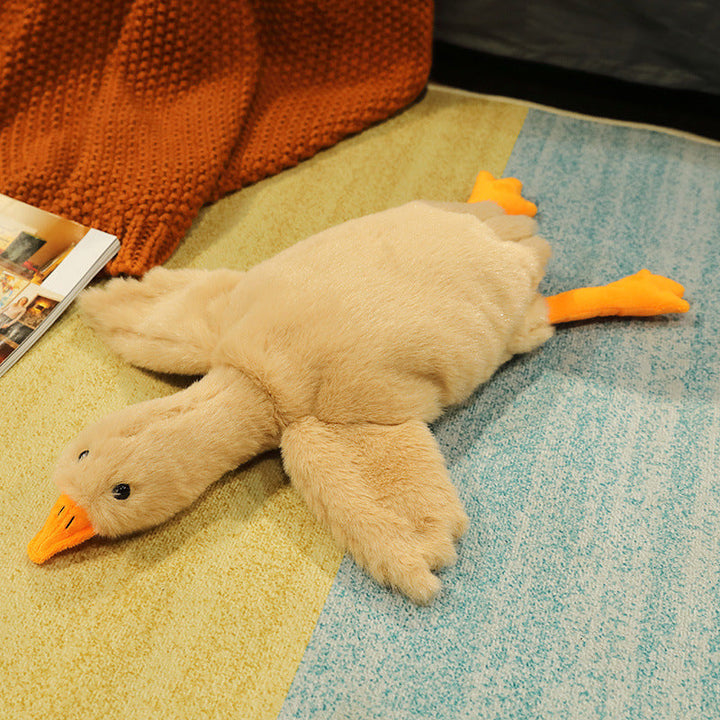Stornfield | Large White Goose Marionette Plush Pillow