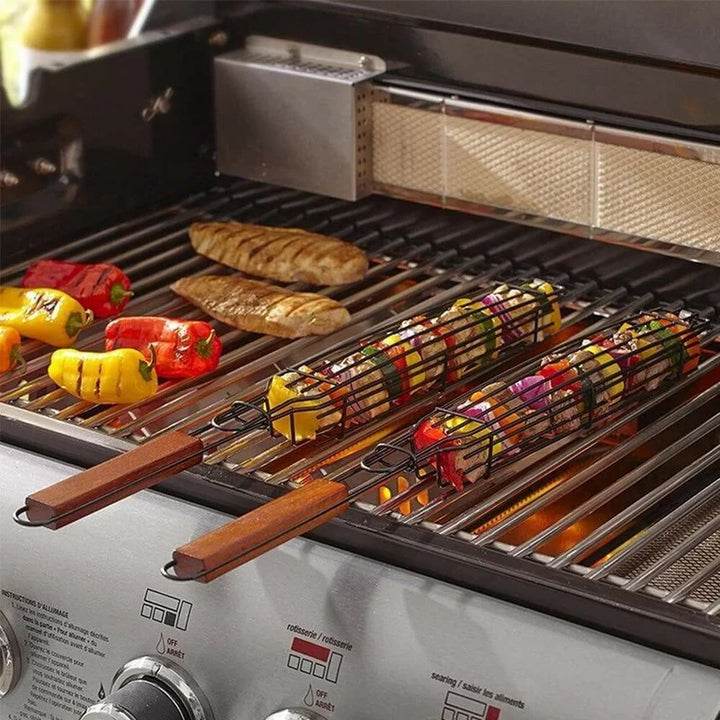 Reusable kebab grilling basket | Stornfield