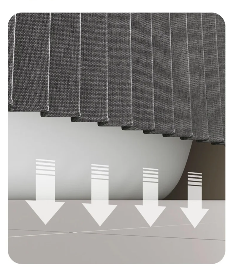 MagnaFold Foldable Shower Curtain with Magnets Stornfield