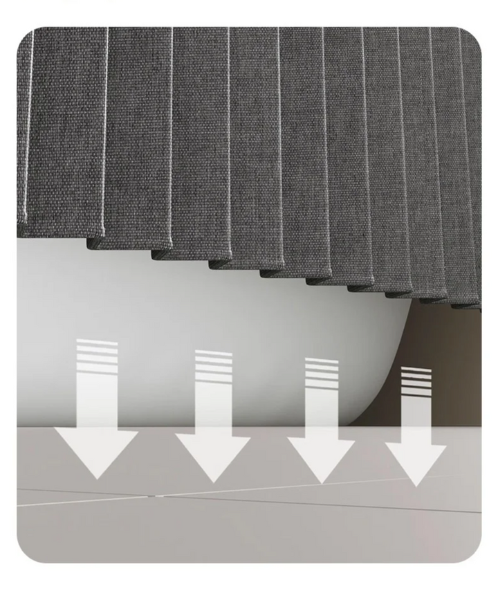 MagnaFold Foldable Shower Curtain with Magnets Stornfield