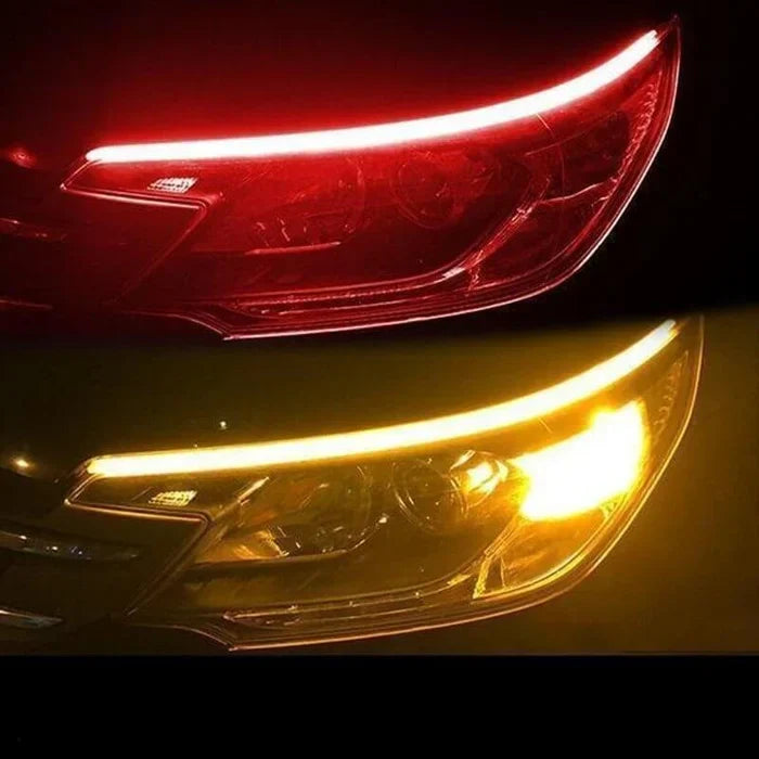 Stornfield | Flexible DRL LED Night & Daytime Running Light Strip (No Disassembling Needed)