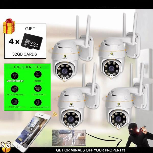 SmartCam Set 4X – Complete Wireless Security Camera Set | Stornfield
