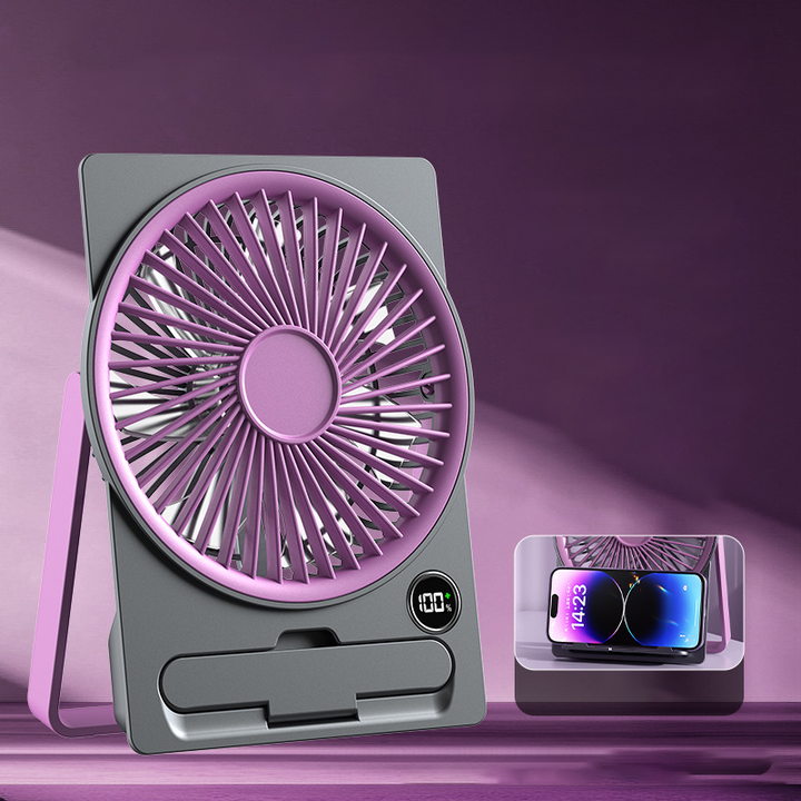 USB portable fan with battery – Quiet and rechargeable | Stornfield