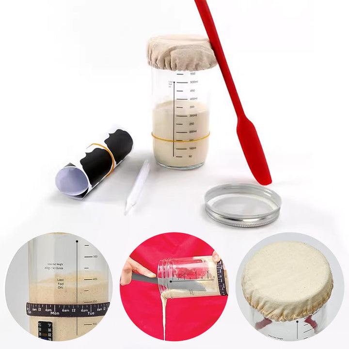 CraftRise Sourdough Starter Kit — Finally master perfect sourdough effortlessly and craft handmade breads worry-free! | Stornfield