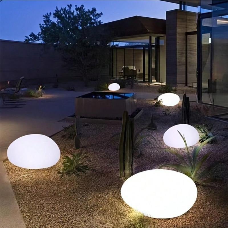 LuminaStone — Enchants your garden with warm, wireless light for magical evenings | Stornfield