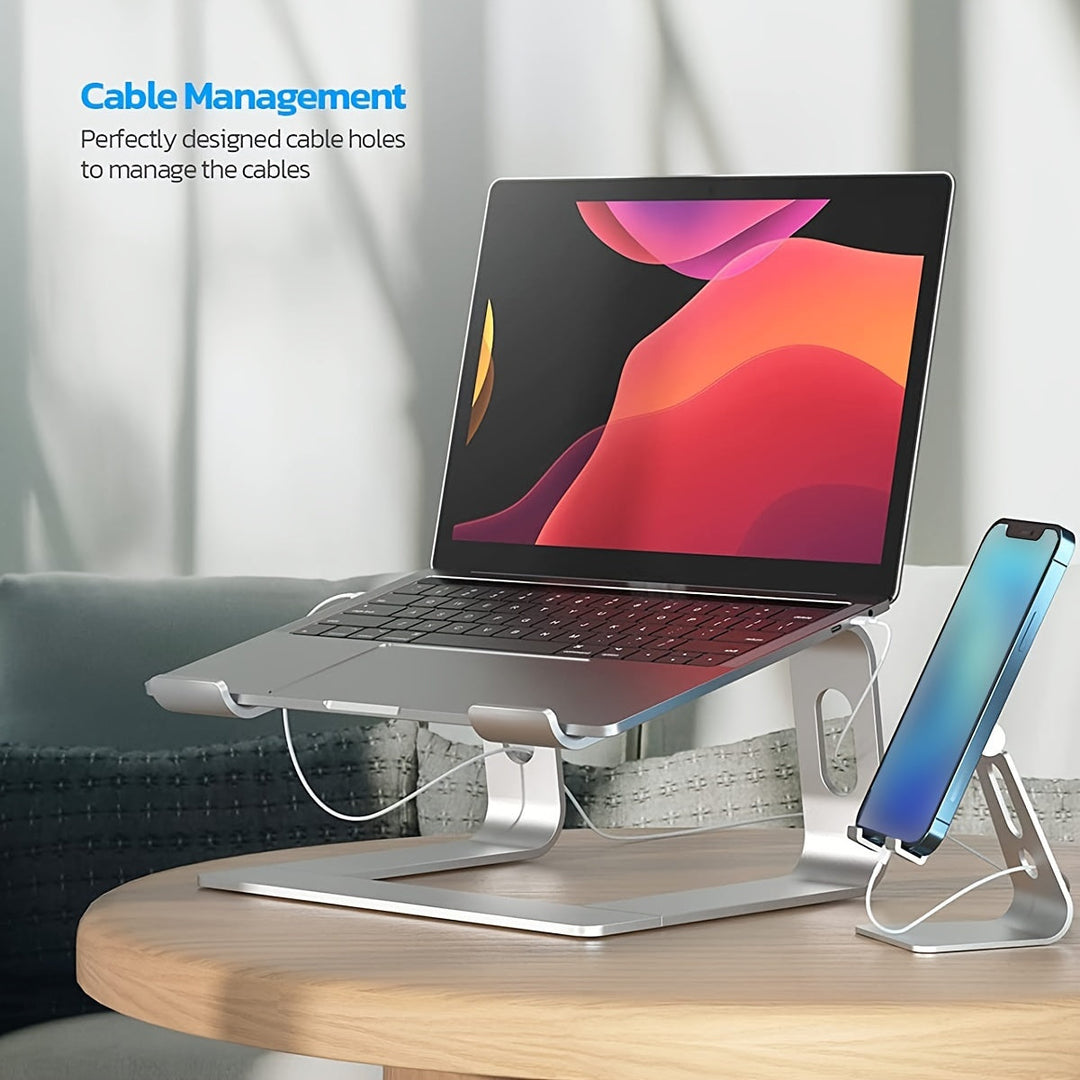 Aluminum Laptop Stand – Ergonomic and Ventilated | Stornfield
