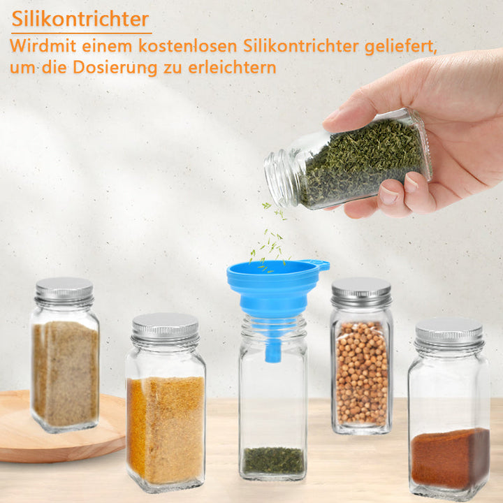 Flip Top Spice Bottle Spice Container 12 Pieces | Stornfield