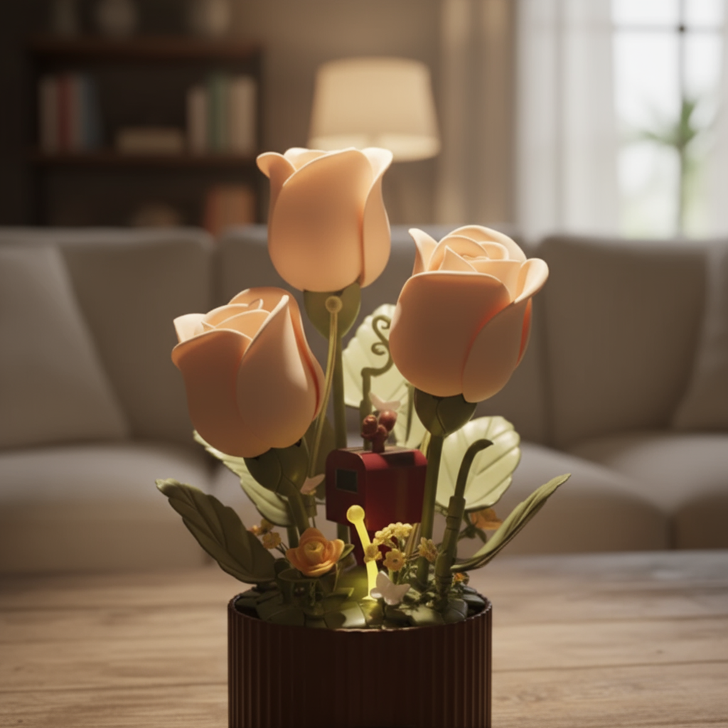 Magic Stornfieldoom LED Interactive Flower Lamp | Stornfield