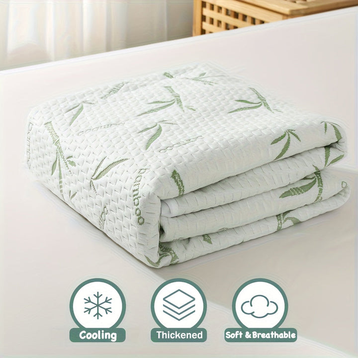 Bamboo Mattress Protector with Cooling 3D Air Layer | Stornfield