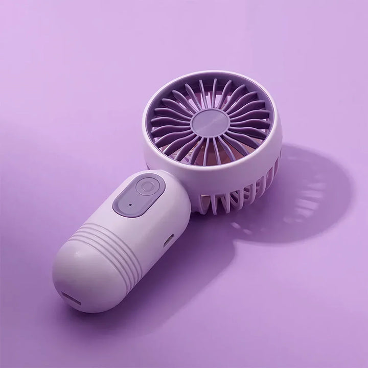 USB Rechargeable Mini Portable Fan With 3 Speeds | Stornfield