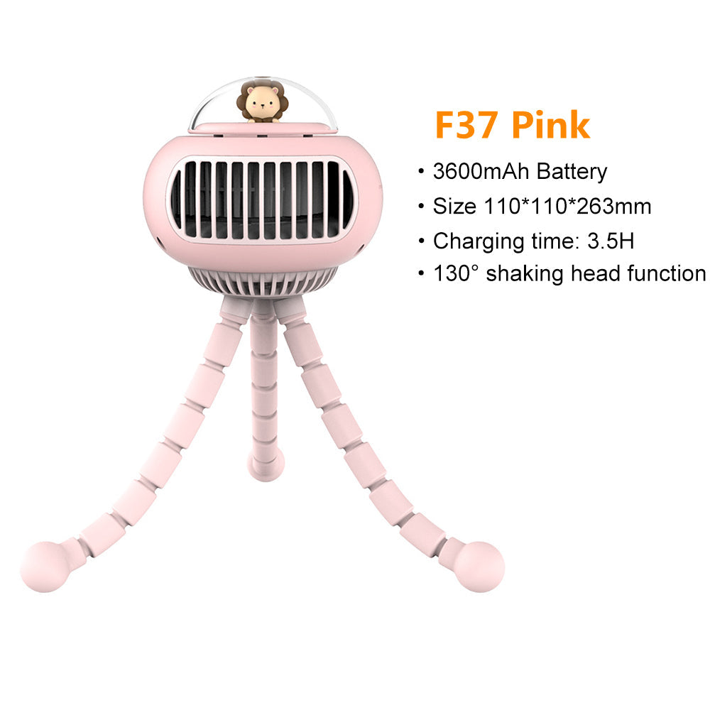 Lovely Cartoon Portable Safe Stroller Fan | Stornfield