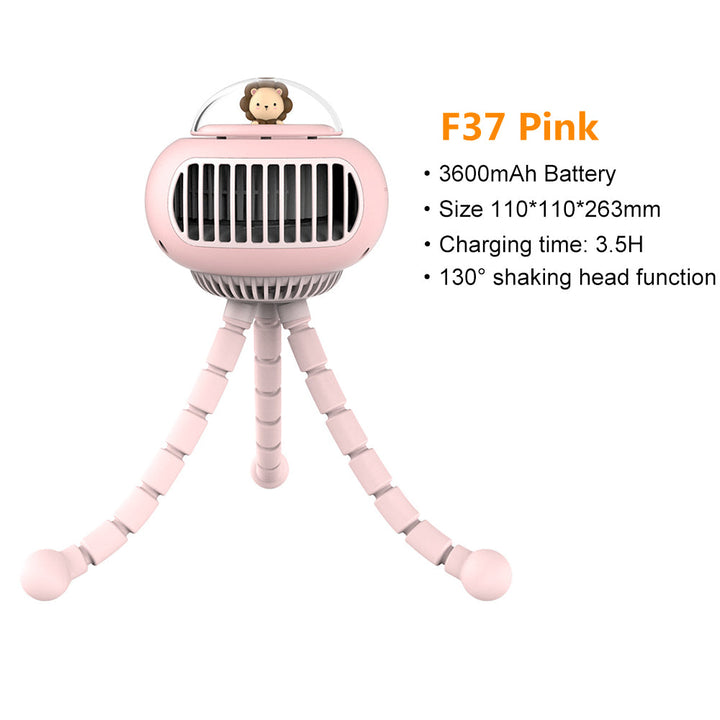 Lovely Cartoon Portable Safe Stroller Fan | Stornfield