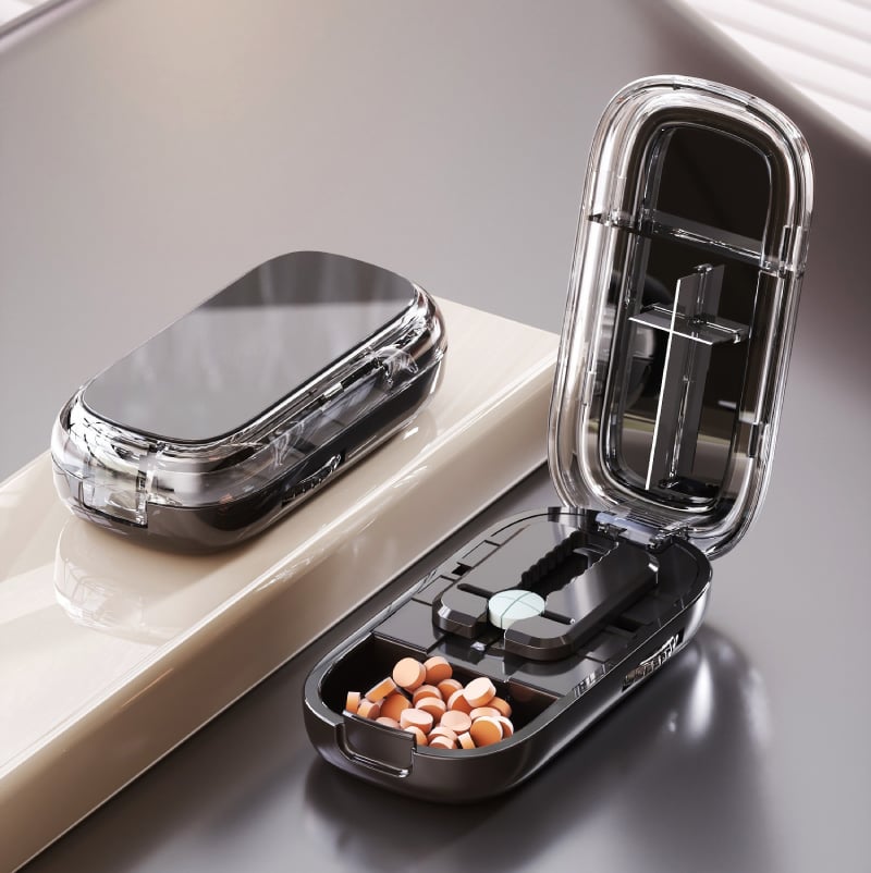 Portable Pill Cutter with Adjustable Slots Stornfield