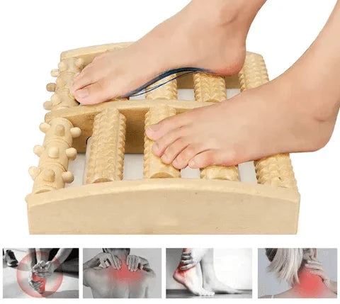 Foot massage board made of wood – reflex zone massage | Stornfield