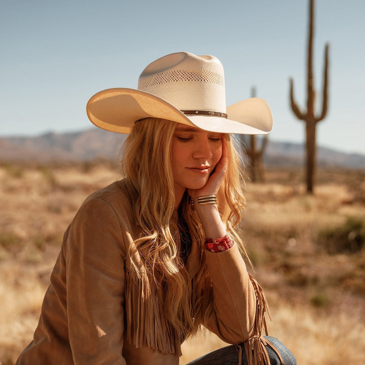 Cattleman's Charm Straw Cowboy Hat | Stornfield