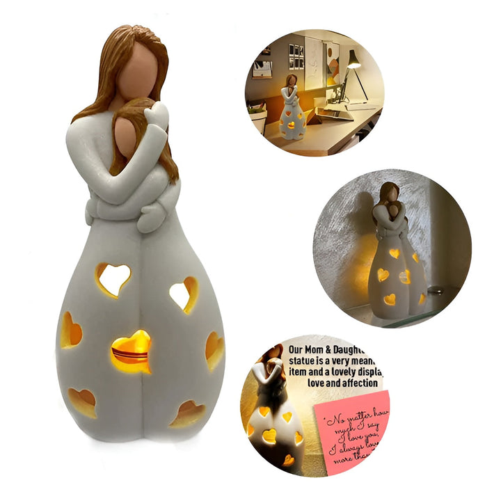 Stornfield | Flamboyant Mother Daughter Candlestick - LoveGlow