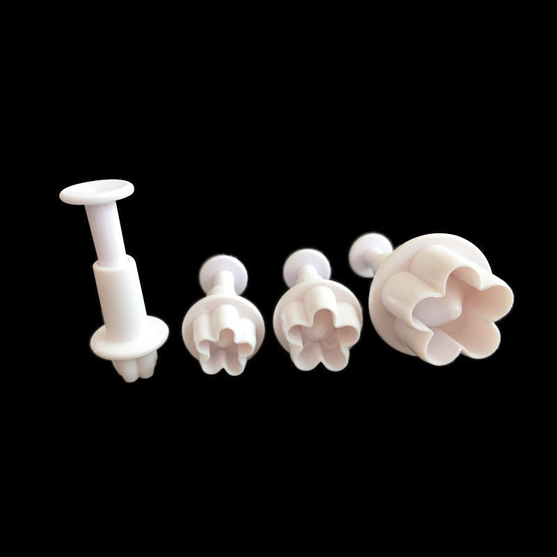 4pcs Plum Blossom Flower Fondant Cutter | Stornfield