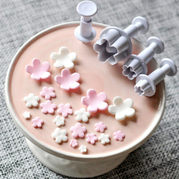 4pcs Plum Blossom Flower Fondant Cutter | Stornfield