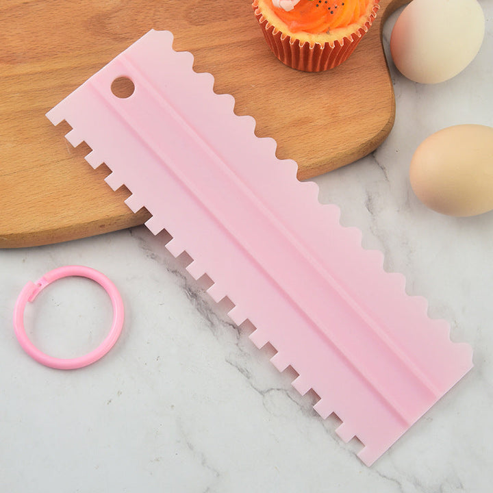 4PCS/Set New Comb Cake Scraper Pattern Cream Scraper DIY Baking Tools | Stornfield