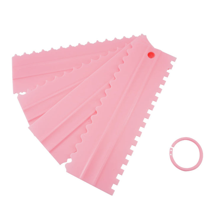 4PCS/Set New Comb Cake Scraper Pattern Cream Scraper DIY Baking Tools | Stornfield