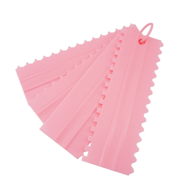 4PCS/Set New Comb Cake Scraper Pattern Cream Scraper DIY Baking Tools | Stornfield