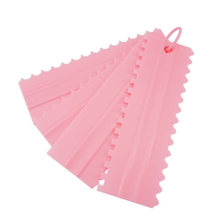 4PCS/Set New Comb Cake Scraper Pattern Cream Scraper DIY Baking Tools | Stornfield