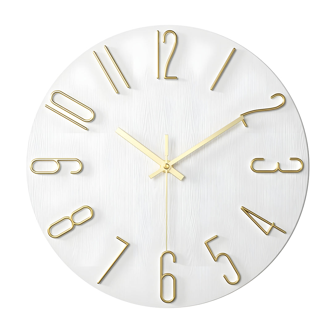 Simple Quartz Design Wall Clock - Silent Modern Style | Stornfield