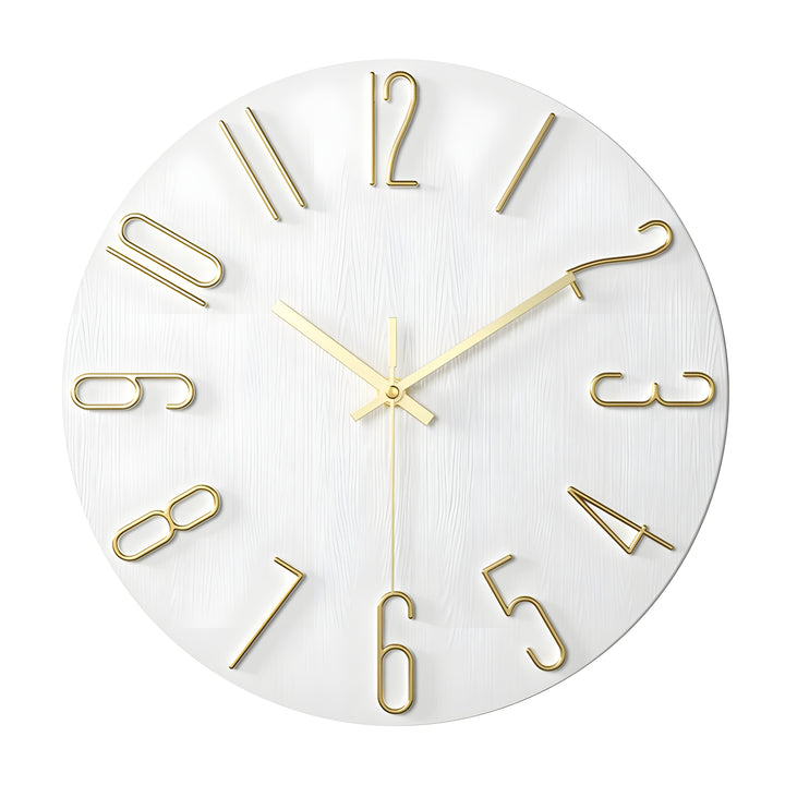 Simple Quartz Design Wall Clock - Silent Modern Style | Stornfield