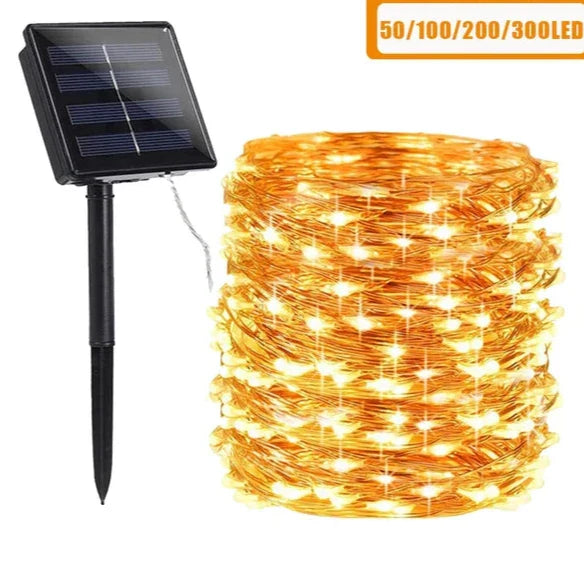 Solar-powered string lights for outdoors – Charming LED decorative lighting | Stornfield