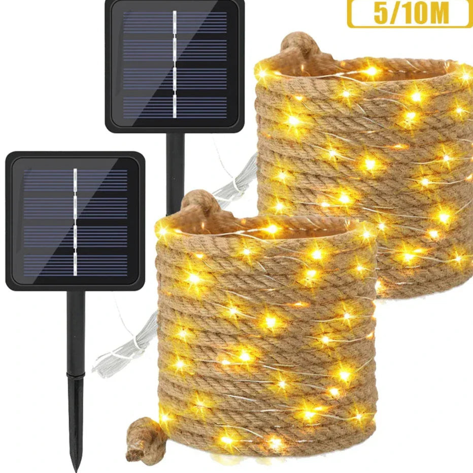 Solar-powered string lights for outdoors – Charming LED decorative lighting | Stornfield