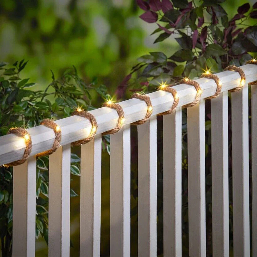 Solar-powered string lights for outdoors – Charming LED decorative lighting | Stornfield